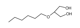 2-O-hexylglycerol结构式
