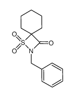 N-benzyl-4-spiro-cyclohexyl-3-oxo-β-sultam Structure