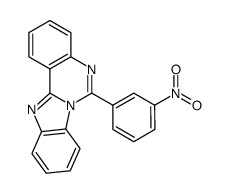 6-(3-nitro-phenyl)-benzo[4,5]imidazo[1,2-c]quinazoline结构式