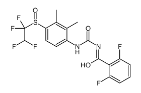 N-[[2,3-dimethyl-4-(1,1,2,2-tetrafluoroethylsulfinyl)phenyl]carbamoyl]-2,6-difluorobenzamide Structure