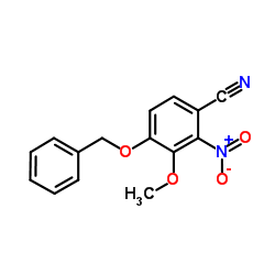 4-(Benzyloxy)-3-methoxy-2-nitrobenzonitrile Structure