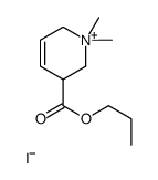 propyl 1,1-dimethyl-3,6-dihydro-2H-pyridin-1-ium-3-carboxylate,iodide Structure