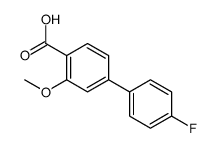 4-(4-fluorophenyl)-2-methoxybenzoic acid结构式