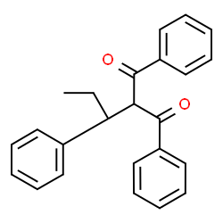 1,3-DIPHENYL-2-(1-PHENYLPROPYL)PROPANE-1,3-DIONE结构式