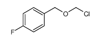1-(chloromethoxymethyl)-4-fluorobenzene Structure