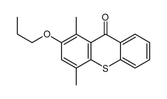 1,4-dimethyl-2-propoxythioxanthen-9-one Structure