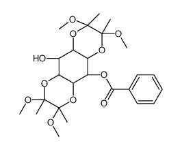 1,6-O-[(1R,2R)-1,2-Dimethoxy-1,2-dimethyl-1,2-ethanediyl]-3,4-O-[(1S,2S)-1,2-dimethoxy-1,2-dimethyl-1,2-ethanediyl]-5-benzoate-Myo-inositol Structure