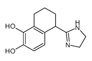 2-(5,6-dihydroxy-1,2,3,4-tetrahydro-1-naphthyl)imidazoline结构式