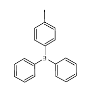 diphenyl(4-methylphenyl)bismuthane结构式