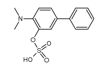 sulfuric acid mono-(4-dimethylamino-biphenyl-3-yl ester)结构式