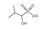 1-hydroxy-2-methyl-propane-1-sulfonic acid Structure