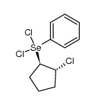 dichloro((1R,2R)-2-chlorocyclopentyl)(phenyl)-l4-selane结构式