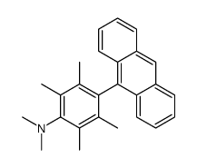 4-anthracen-9-yl-N,N,2,3,5,6-hexamethylaniline结构式