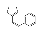 2-(cyclopenten-1-yl)ethenylbenzene Structure