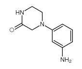 4-(3-氨基苯基)哌嗪-2-酮结构式