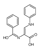 3-anilino-2-benzamidoprop-2-enoic acid结构式