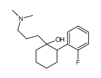 1-[3-(dimethylamino)propyl]-2-(2-fluorophenyl)cyclohexan-1-ol结构式