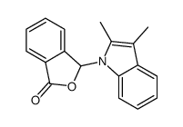 3-(2,3-Dimethyl-1H-indol-1-yl)-2-benzofuran-1(3H)-one structure