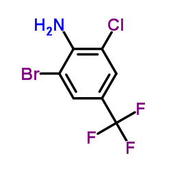 2-溴-6-氯-4-(三氟甲基)苯胺图片