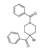 (4-BROMOPIPERIDINE-1,4-DIYL)BIS(PHENYLMETHANONE) structure