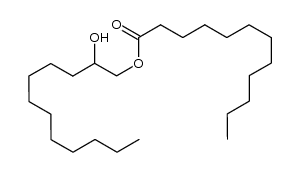 2-hydroxydodecyl dodecanoate结构式