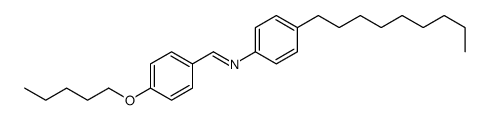 N-(4-nonylphenyl)-1-(4-pentoxyphenyl)methanimine结构式
