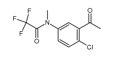 2-chloro-5-(N-methyl-N-trifluoro)acetylaminoacetophenone Structure