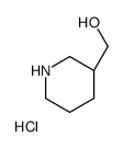 (R)-哌啶-3-基甲醇盐酸盐结构式
