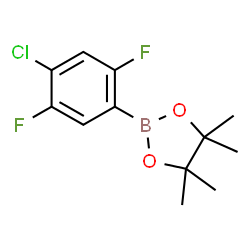 4-Chloro-2,5-difluorophenylboronic acid pinacol ester Structure