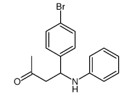 4-anilino-4-(4-bromophenyl)butan-2-one Structure