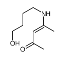4-(4-hydroxybutylamino)pent-3-en-2-one结构式