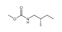 N-methyloxycarbonyl-2-methylbutylamine结构式