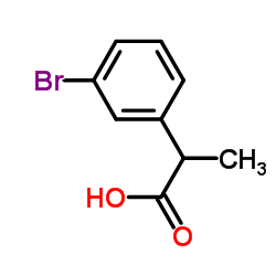 2-(3-Bromophenyl)propanoic acid结构式