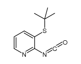 3-(tert-butylthio)-2-isocyanatopyridine结构式