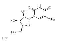 5-氨基尿嘧啶盐酸盐结构式