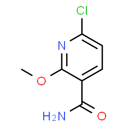 6-Chloro-2-methoxynicotinamide结构式