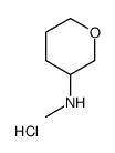 N-METHYLETRAHYDRO-2H-PYRAN-3-AMINE HYDROCHLORIDE Structure