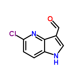 5-Chloro-4-azaindole-3-carbaldehyde结构式