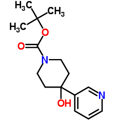1-Boc-4-hydroxy-4-(3-pyridinyl)-piperidine图片