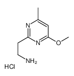 2-(4-methoxy-6-methylpyrimidin-2-yl)ethanamine,hydrochloride Structure