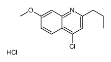 4-Chloro-7-methoxy-2-propylquinoline hydrochloride structure