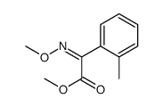 (E)2-甲氧基亚胺基-[(2-邻甲基苯基)]乙酸甲酯结构式