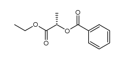 (S)-2-Benzoyloxypropionsaeureethylester Structure