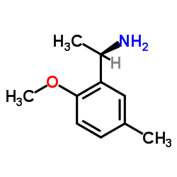 (1R)-1-(2-Methoxy-5-methylphenyl)ethanamine结构式