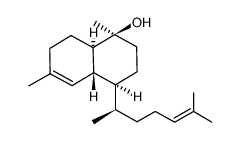 (1S)-4β-[(R)-6-Methyl-5-hepten-2-yl]-1,2,3,4,4aβ,7,8,8aα-octahydro-1,6-dimethylnaphthalen-1β-ol Structure
