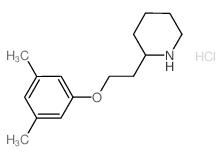 2-[2-(3,5-Dimethylphenoxy)ethyl]piperidine hydrochloride结构式