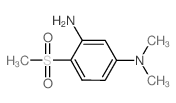 N1,N1-Dimethyl-4-(methylsulfonyl)-1,3-benzenediamine Structure