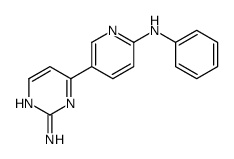 4-(6-anilinopyridin-3-yl)pyrimidin-2-amine Structure