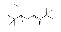 (Z)-N-(3-methoxy-3,4,4-trimethylpentylidene)-2-methylpropan-2-amine oxide结构式