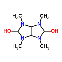 1,3,4,6-Tetramethyloctahydroimidazo[4,5-d]imidazole-2,5-diol Structure